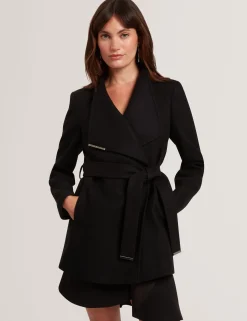 Damen New Lobster Limited Luxusgeschenke Für Damen|Mäntel Und Jacken<Kurzer Wollmantel mit Gürtel