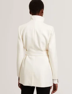 Damen New Lobster Limited Luxusgeschenke Für Damen|Mäntel Und Jacken<Kurzer Wollmantel mit Gürtel