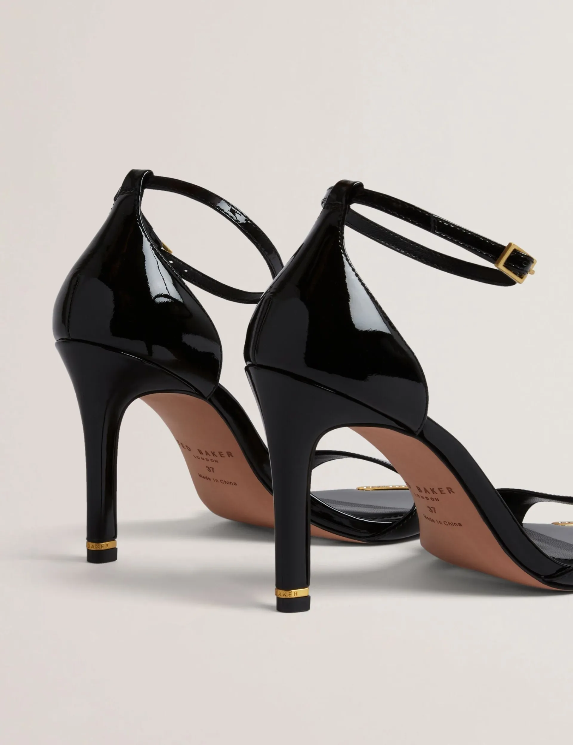 Damen New Lobster Limited Luxusgeschenke Für Damen|Golden Hour<Lackleder-Sandalen mit Stilettoabsatz