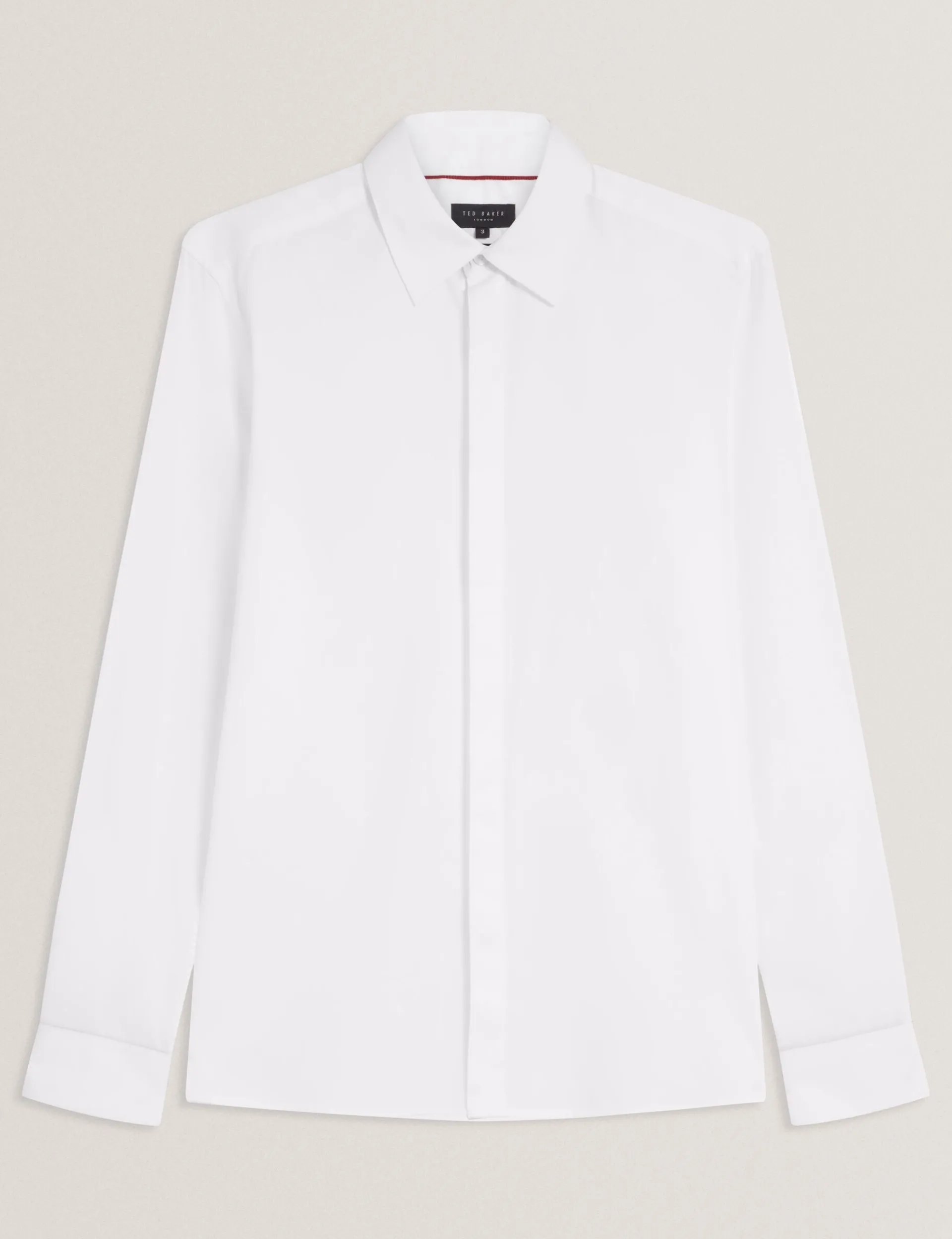 New Lobster Limited Shirts|Festliche Kleidung<Langarmhemd aus Baumwolle mit verdeckter Knopfleiste