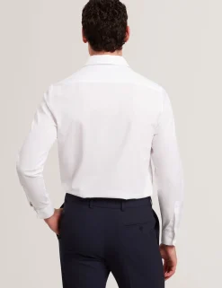 New Lobster Limited Shirts|Festliche Kleidung<Langarmhemd aus Baumwolle mit verdeckter Knopfleiste