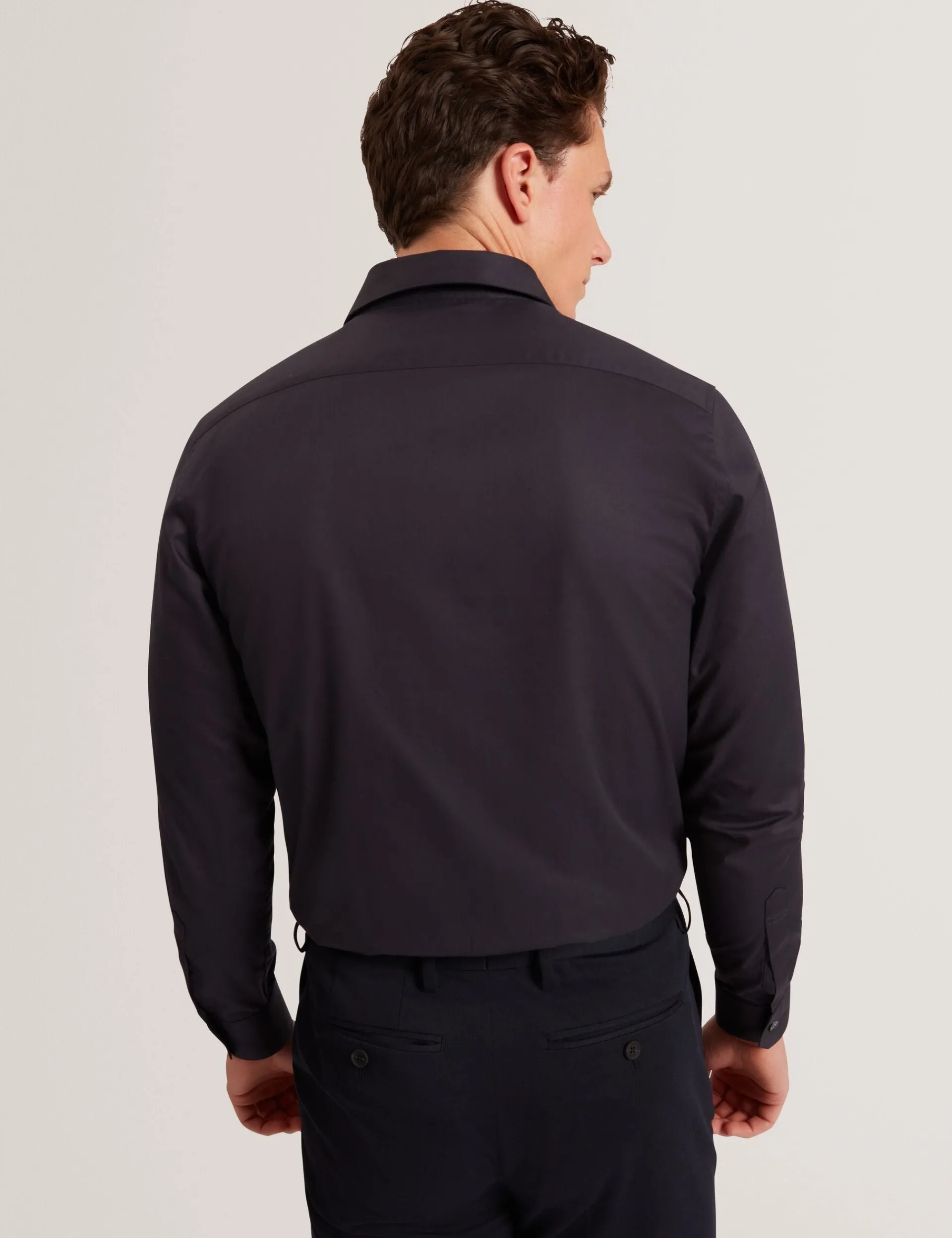 New Lobster Limited Shirts|Festliche Kleidung<Langarmhemd aus Baumwolle mit verdeckter Knopfleiste