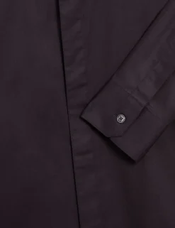 New Lobster Limited Shirts|Festliche Kleidung<Langarmhemd aus Baumwolle mit verdeckter Knopfleiste