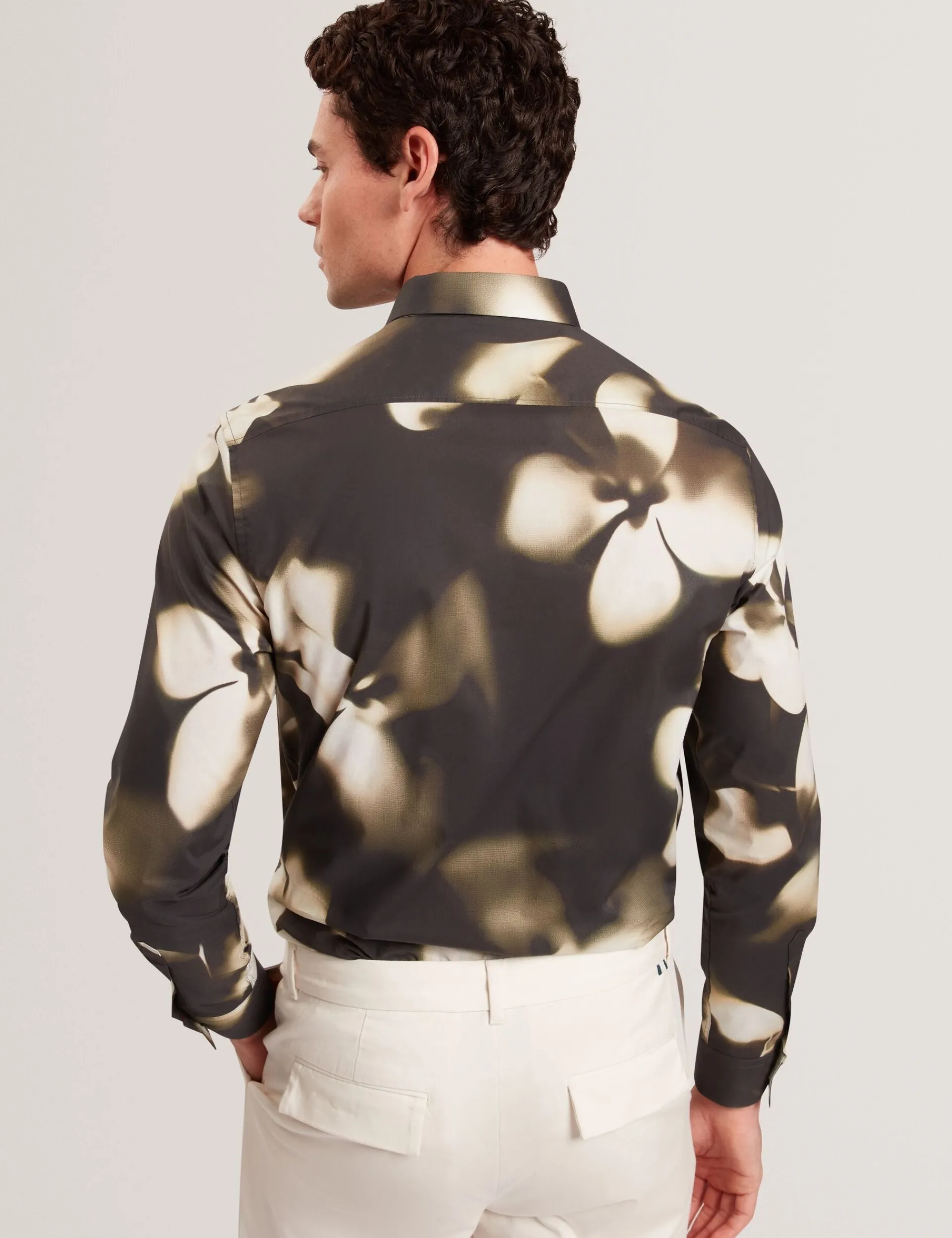 Herren New Lobster Limited Luxusgeschenke Für Herren|Shirts<Langarmhemd mit fotografischem Blumenmuster