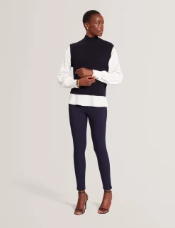 New Lobster Limited Oberteile & Blusen|Pullover & Strickjacken<Langarmhemd mit Strickweste