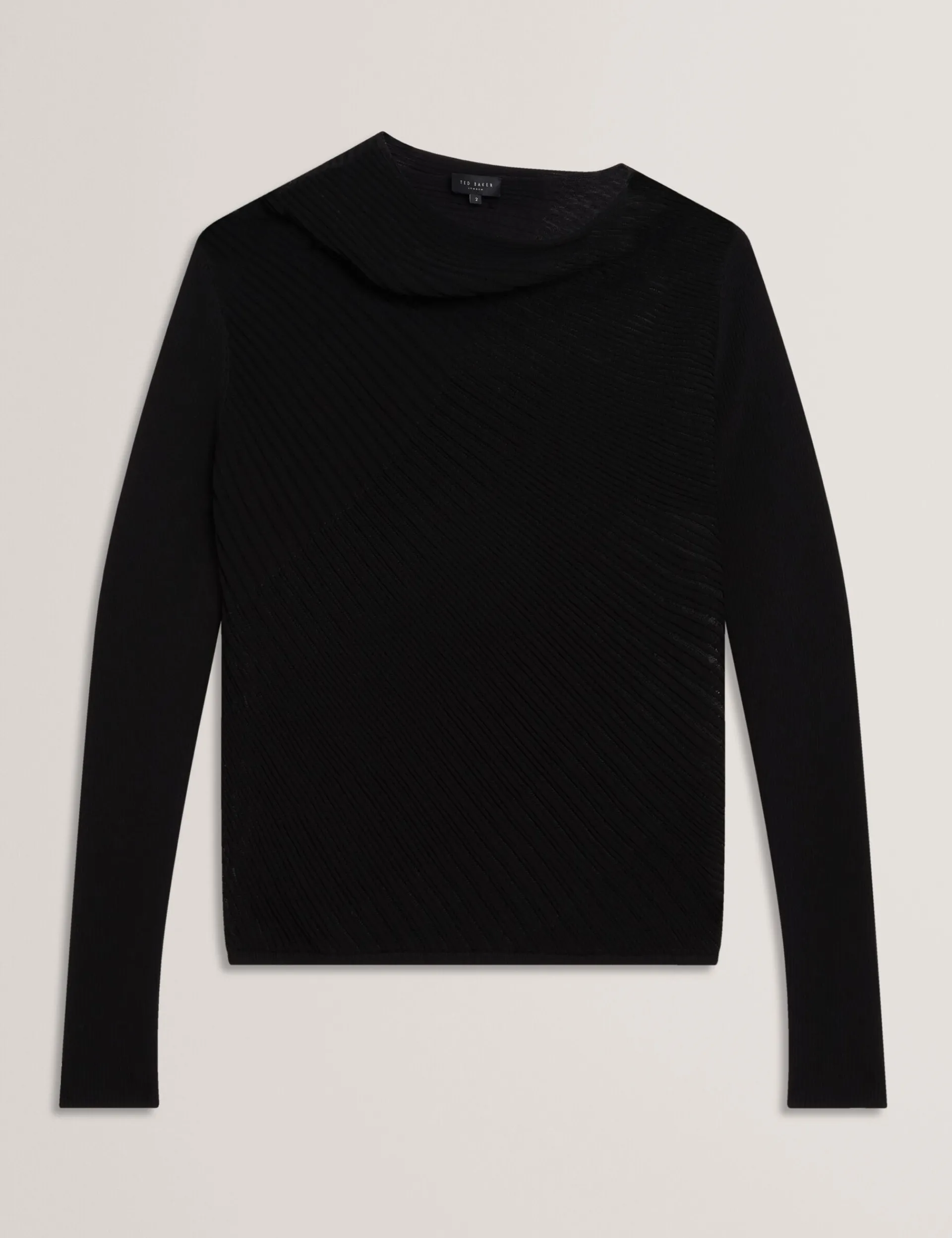 New Lobster Limited Oberteile & Blusen|Pullover & Strickjacken<Langarm-Strickoberteil mit transparenten Details