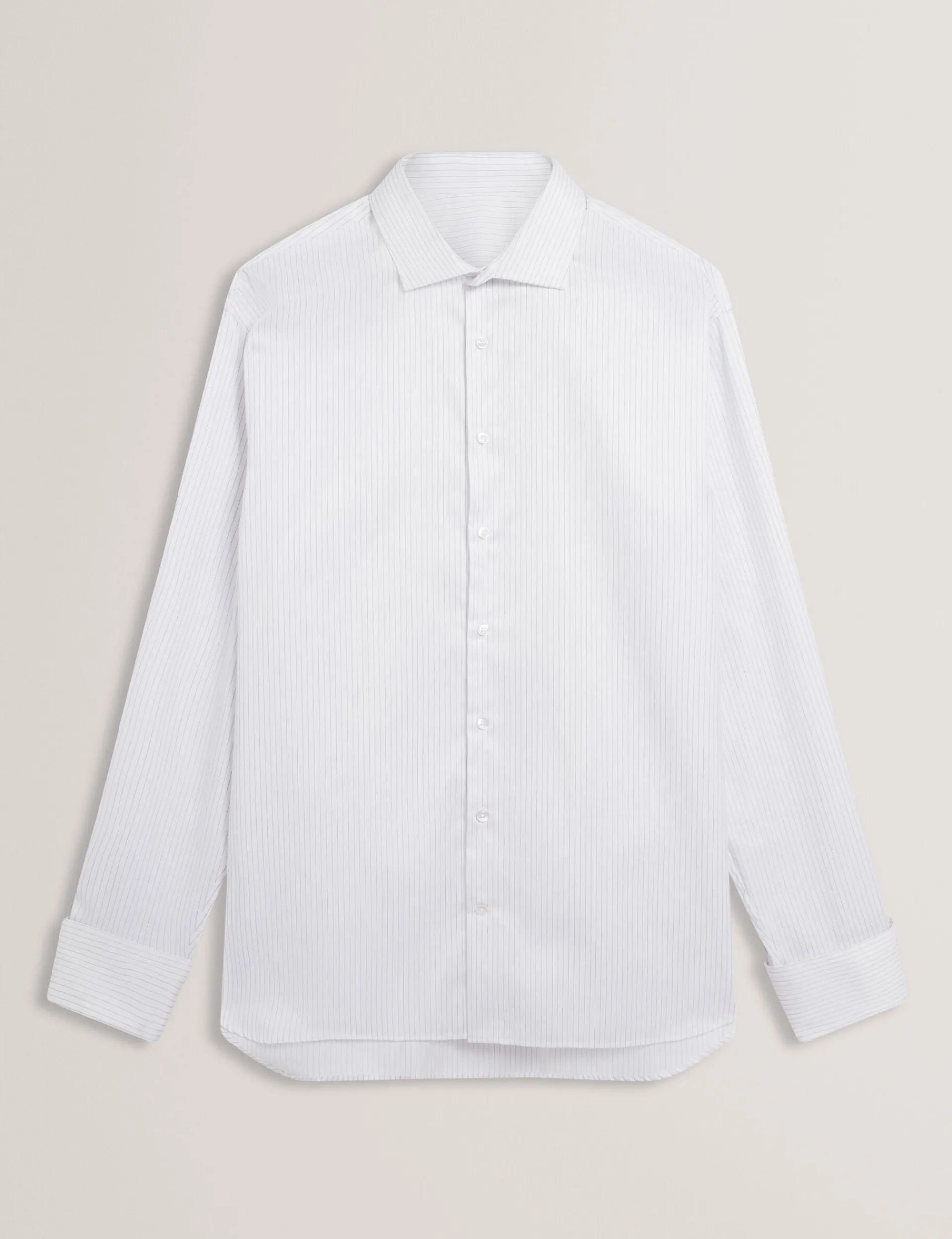 New Lobster Limited Shirts|Arbeitskleidung<Langärmeliges Hemd aus feiner Nadelstreifen-Baumwolle