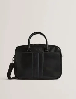New Lobster Limited Arbeitskleidung|Laptop- Und Arbeitstaschen<Laptoptasche aus Kunstleder mit Streifenmuster