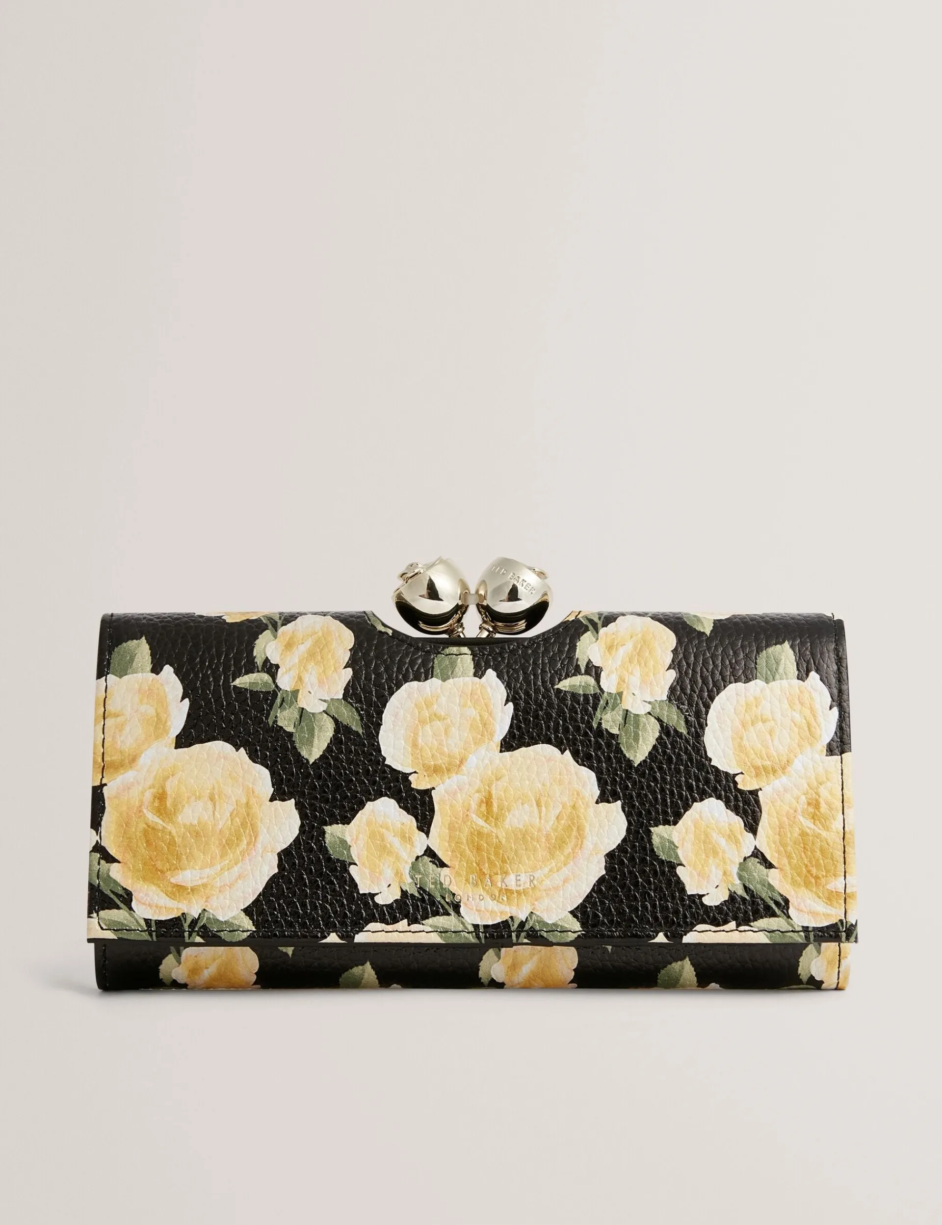 New Lobster Limited Geldbörsen & Kartenetuis|Neue Frühlingsblumen<Ledergeldbörse mit Rosenmuster und Knebelverschluss