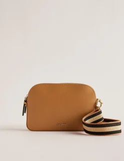 New Lobster Limited Umhängetaschen|Icon & Signature Taschen<Leder-Umhängetasche mit doppeltem Reißverschluss für Kameras