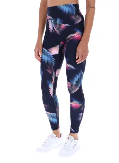 Licensee Batra Group Sportbekleidung<Leggings mit Federprint, schnelltrocknend, Laufleggings