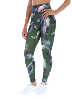 Licensee Batra Group Sportbekleidung<Leggings mit Federprint, schnelltrocknend, Laufleggings