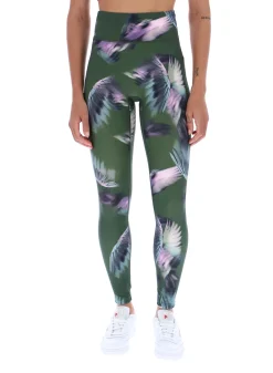 Licensee Batra Group Sportbekleidung<Leggings mit Federprint, schnelltrocknend, Laufleggings