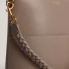 Damen New Lobster Limited Luxusgeschenke Für Damen<Längliche Leder-Beuteltasche mit geflochtenem Henkel