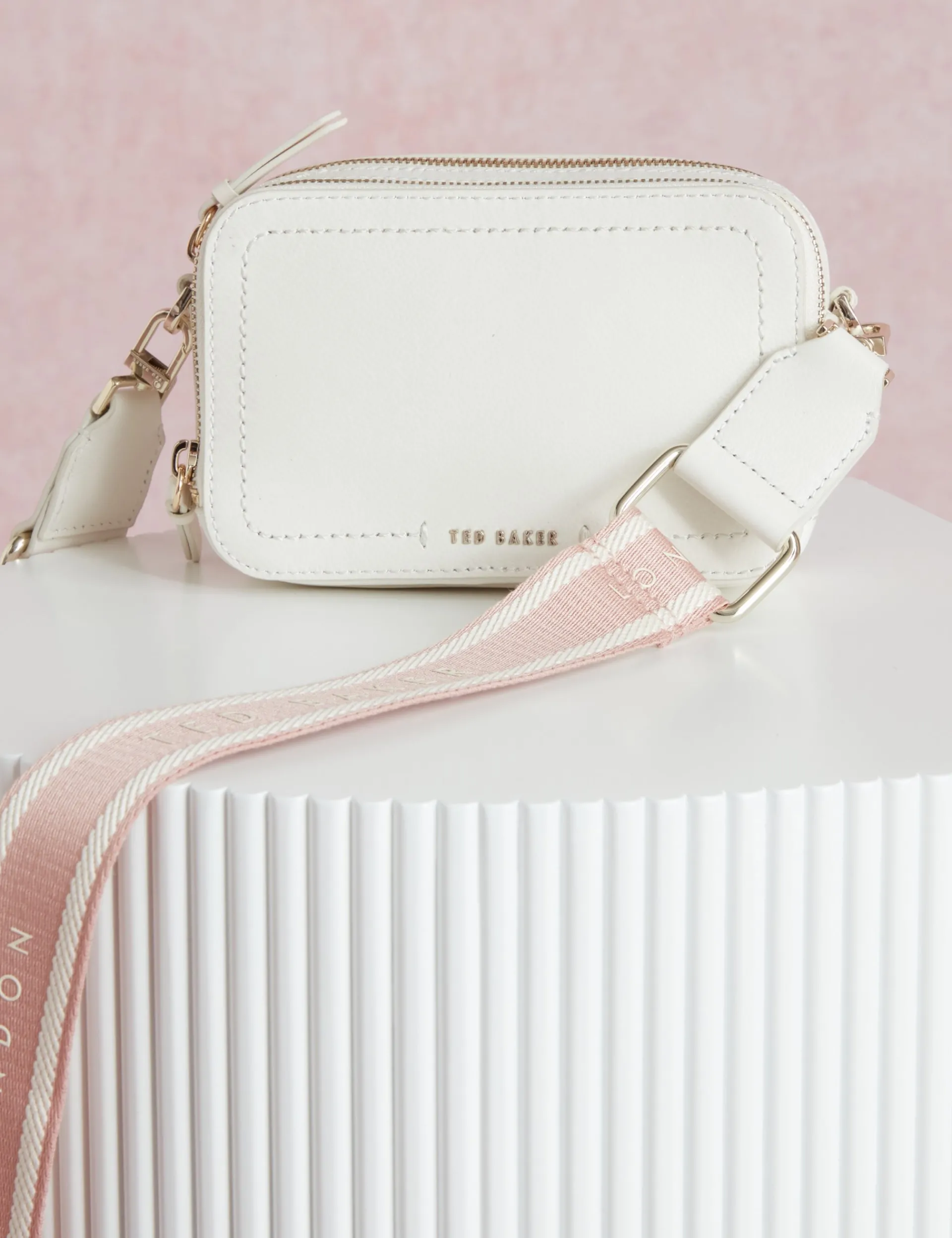 New Lobster Limited Umhängetaschen<Logo-Webband-Leder-Umhängetasche für Kameras