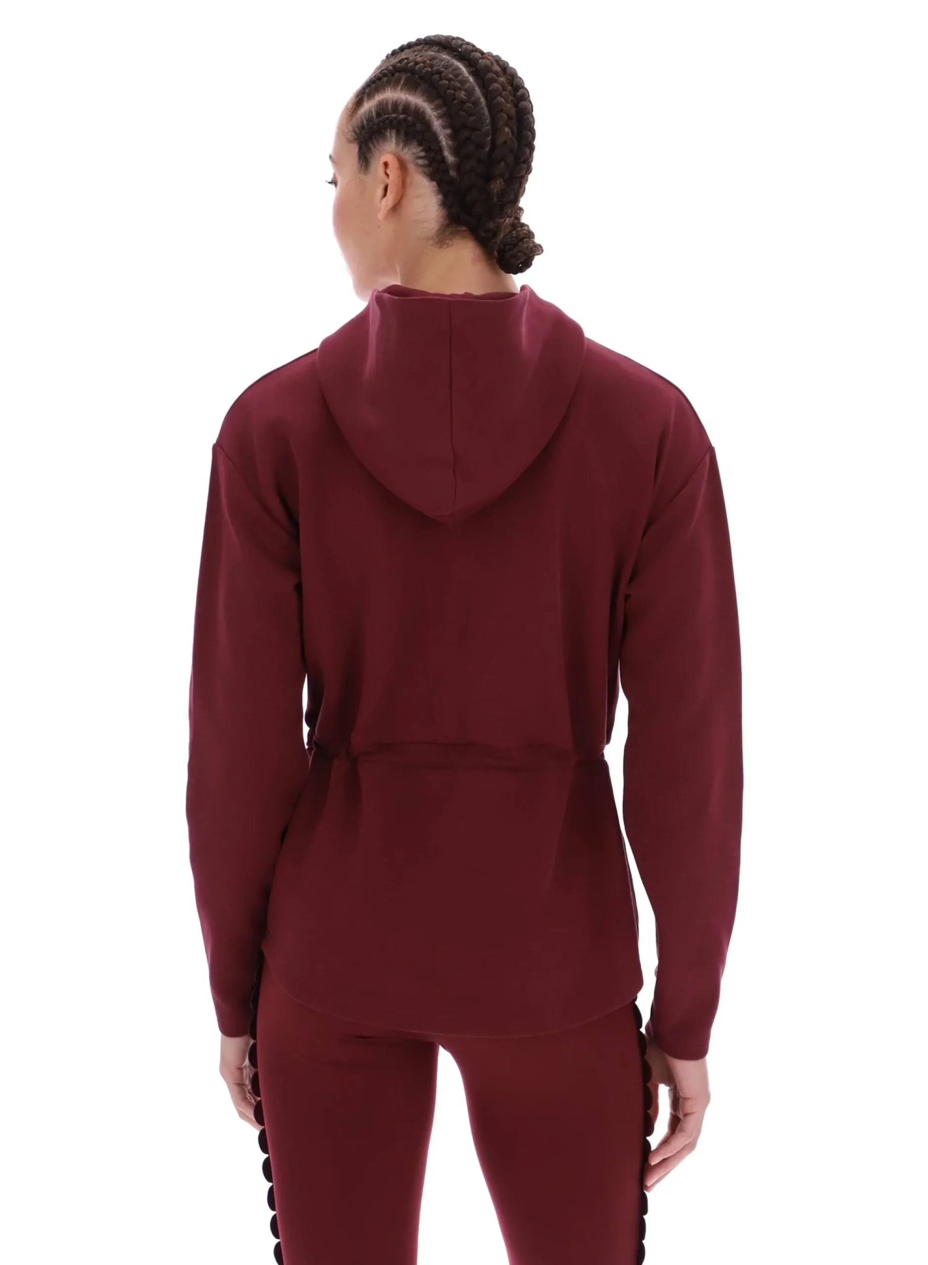 Licensee Batra Group Sportbekleidung<Longline-Sport-Hoodie mit Kordelzug in der Taille