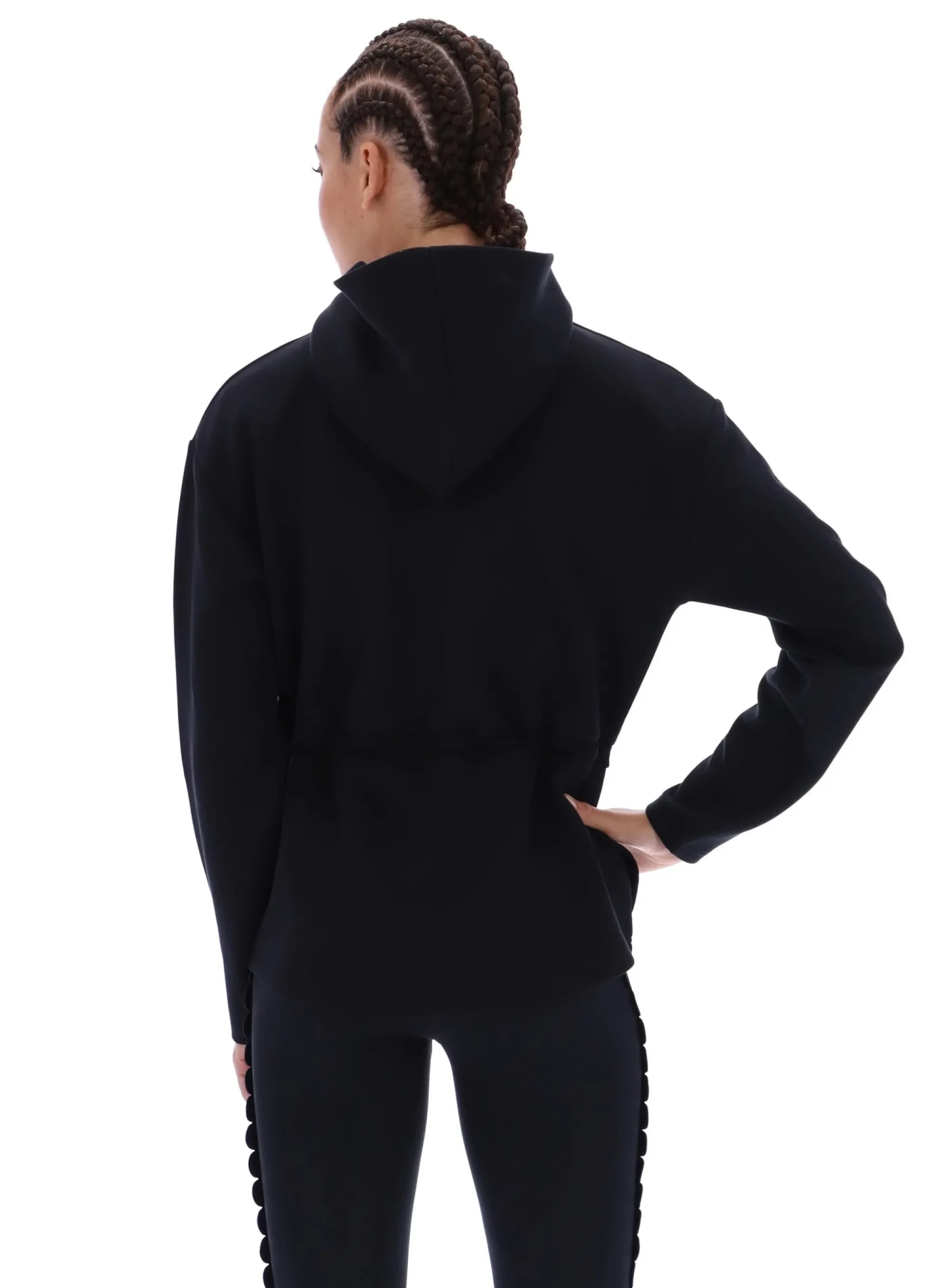 Licensee Batra Group Sportbekleidung<Longline-Sport-Hoodie mit Kordelzug in der Taille