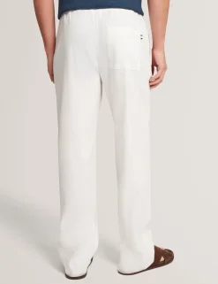New Lobster Limited Breezy Blues Bearbeiten|Hosen & Chinos<Lässige Hose aus Leinenmischgewebe mit Gummizug