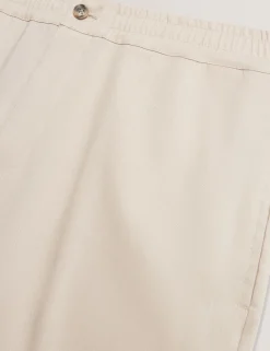 New Lobster Limited Breezy Blues Bearbeiten|Hosen & Chinos<Lässige Hose aus Leinenmischgewebe mit Gummizug