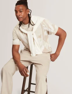 New Lobster Limited Breezy Blues Bearbeiten|Hosen & Chinos<Lässige Hose aus Leinenmischgewebe mit Gummizug