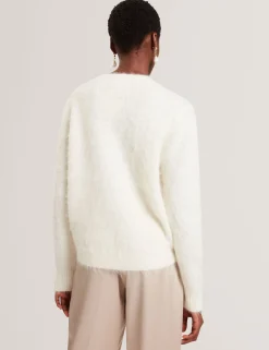 Damen New Lobster Limited Oberteile & Blusen|Luxusgeschenke Für Damen<Lässiger Pullover aus gebürsteter Alpakawolle