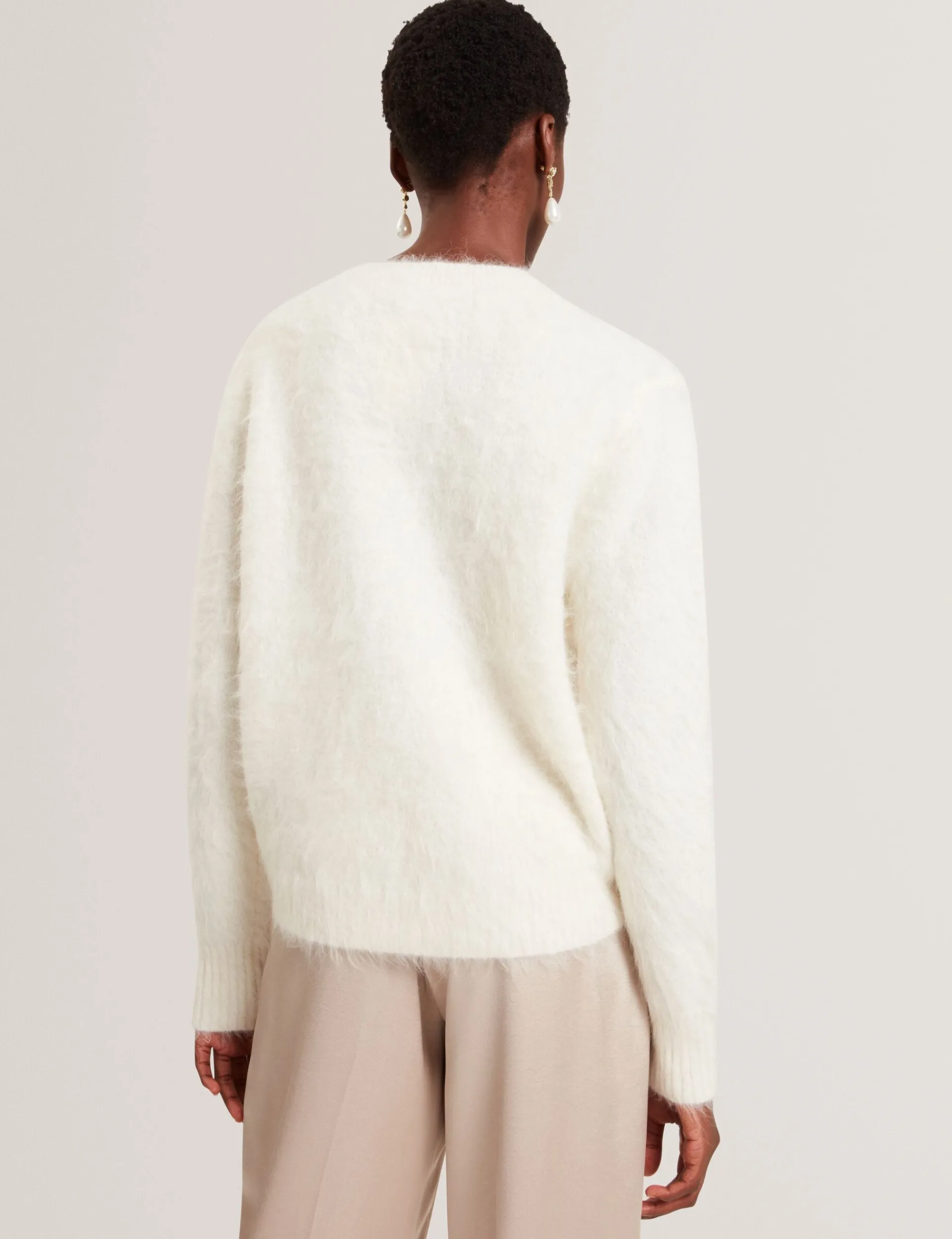 Damen New Lobster Limited Oberteile & Blusen|Luxusgeschenke Für Damen<Lässiger Pullover aus gebürsteter Alpakawolle