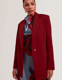 New Lobster Limited Anzüge & Zweiteiler|Mäntel Und Jacken<Lässiger, taillierter Blazer aus Wollmischung