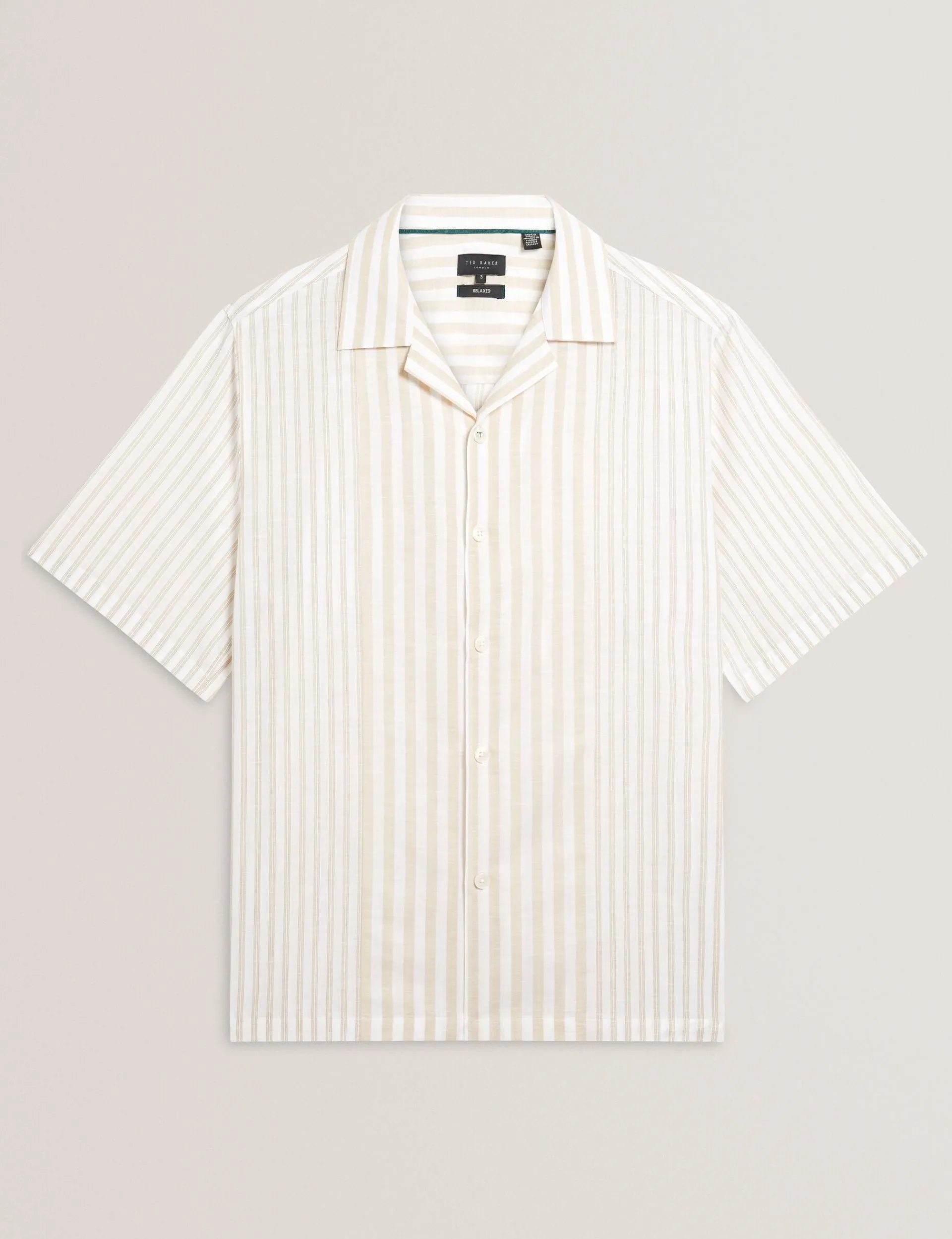 New Lobster Limited Breezy Blues Bearbeiten|Shirts<Lässiges Hemd aus Leinenmischgewebe mit gemischten Streifen