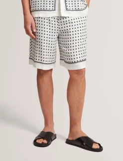 New Lobster Limited Shorts|Der Weihnachtsladen<Lässige Shorts mit Geo-Fliesenmuster zum Hineinschlüpfen