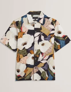 New Lobster Limited Shirts|Der Weihnachtsladen<Lässiges Kurzarmhemd mit Gartenmuster
