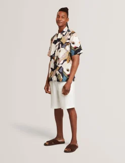 New Lobster Limited Shirts|Der Weihnachtsladen<Lässiges Kurzarmhemd mit Gartenmuster