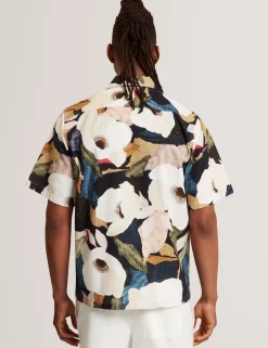 New Lobster Limited Shirts|Der Weihnachtsladen<Lässiges Kurzarmhemd mit Gartenmuster