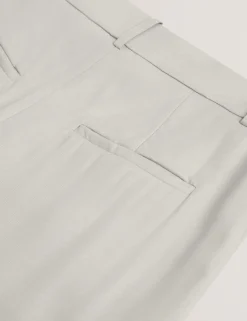New Lobster Limited Hosen & Shorts|Luftiger Blues Bearbeiten<Maßgeschneiderte Schlaghose aus Twill