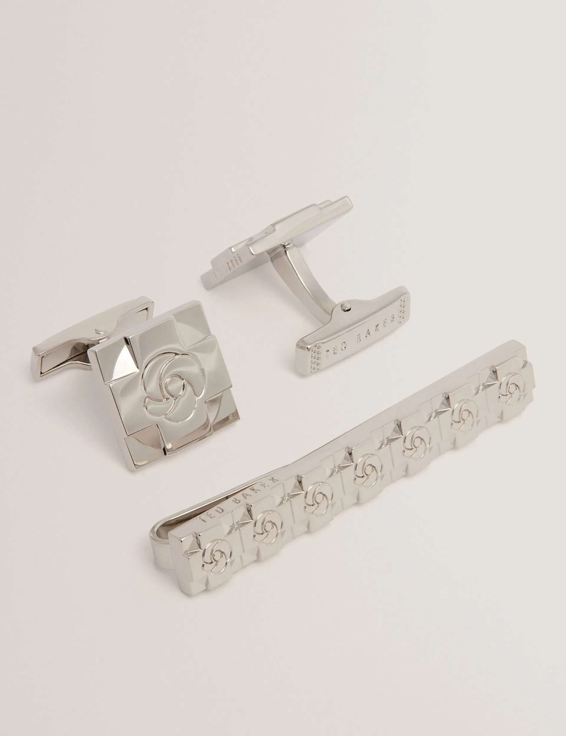 Herren New Lobster Limited Luxusgeschenke Für Herren|Sämtliches Zubehör<Manschettenknöpfe und Krawattennadel-Set mit gravierter Rose