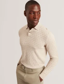 New Lobster Limited Festliche Kleidung|Pullover & Strickwaren<Marken-Langarmpolo aus strukturiertem Strick