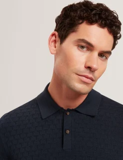 New Lobster Limited Festliche Kleidung|Pullover & Strickwaren<Marken-Langarmpolo aus strukturiertem Strick