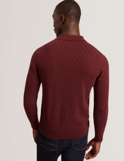 New Lobster Limited Festliche Kleidung|Pullover & Strickwaren<Marken-Langarmpolo aus strukturiertem Strick