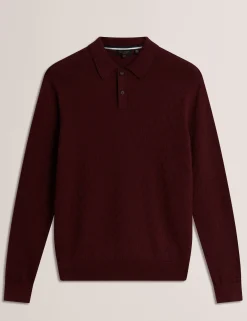 New Lobster Limited Festliche Kleidung|Pullover & Strickwaren<Marken-Langarmpolo aus strukturiertem Strick