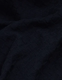 New Lobster Limited Breezy Blues Bearbeiten|Arbeitskleidung<Markenpullover mit strukturierter Oberfläche und Reißverschluss am Kragen