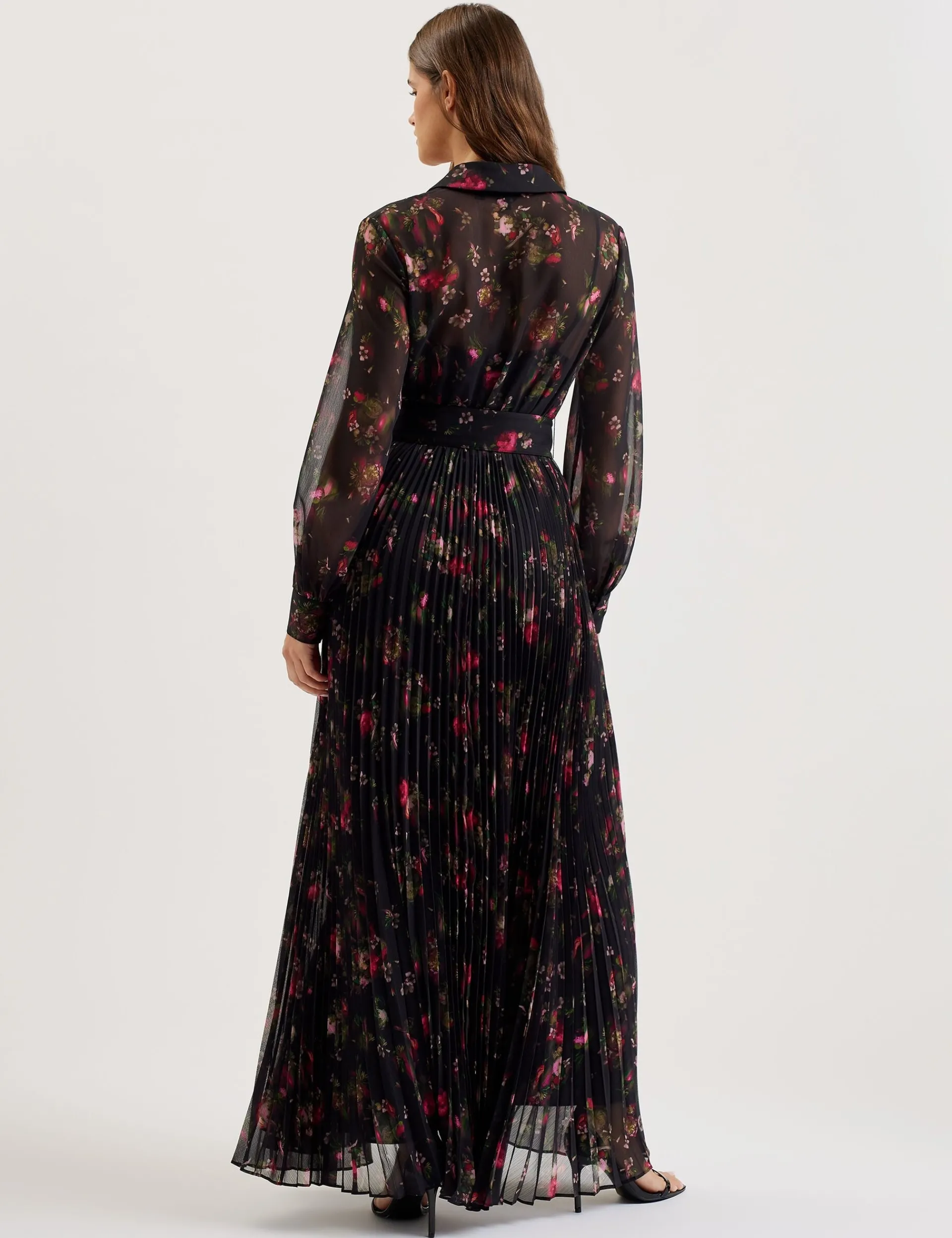 New Lobster Limited Kleider<Maxi-Hemdkleid mit Blumenmuster und Falten