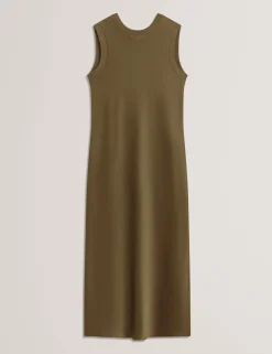 New Lobster Limited Festliche Kleidung|Die Satin-Kollektion<Maxikleid mit Strickpaneel