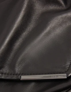 Damen New Lobster Limited Luxusgeschenke Für Damen|Mäntel Und Jacken<Midi-Wickelmantel aus Leder mit Gürtel