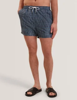 New Lobster Limited Bademode|Der Weihnachtsladen<Mid-Length Badeshorts mit verschwommenem Karomuster