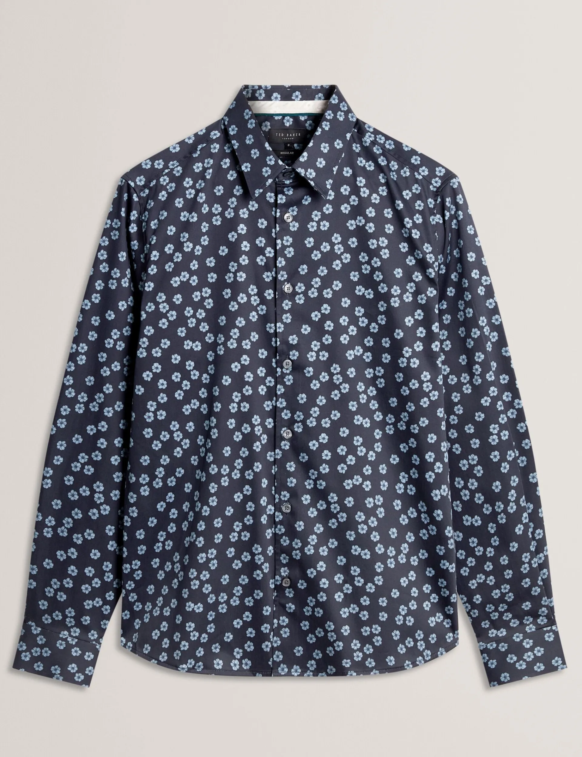 New Lobster Limited Breezy Blues Bearbeiten|Shirts<Mini Floral Stretch Cotton Regular Shirt