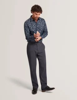 New Lobster Limited Breezy Blues Bearbeiten|Shirts<Mini Floral Stretch Cotton Regular Shirt