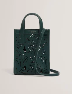 New Lobster Limited Tragetaschen|Der Weihnachtsladen<Mini-Ledertasche mit Blattausschnitt