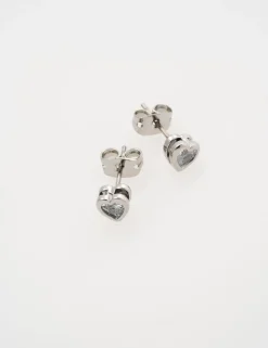 Damen Licensee Simon Harrison Die Hochzeitsredaktion|Golden Hour<Mini-Ohrstecker in Herzform mit Kristall