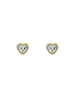 Damen Licensee Simon Harrison Die Hochzeitsredaktion|Golden Hour<Mini-Ohrstecker in Herzform mit Kristall