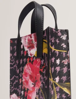 New Lobster Limited Tragetaschen|Neue Frühlingsblumen<Mini-Tragetasche mit floralem Karomuster