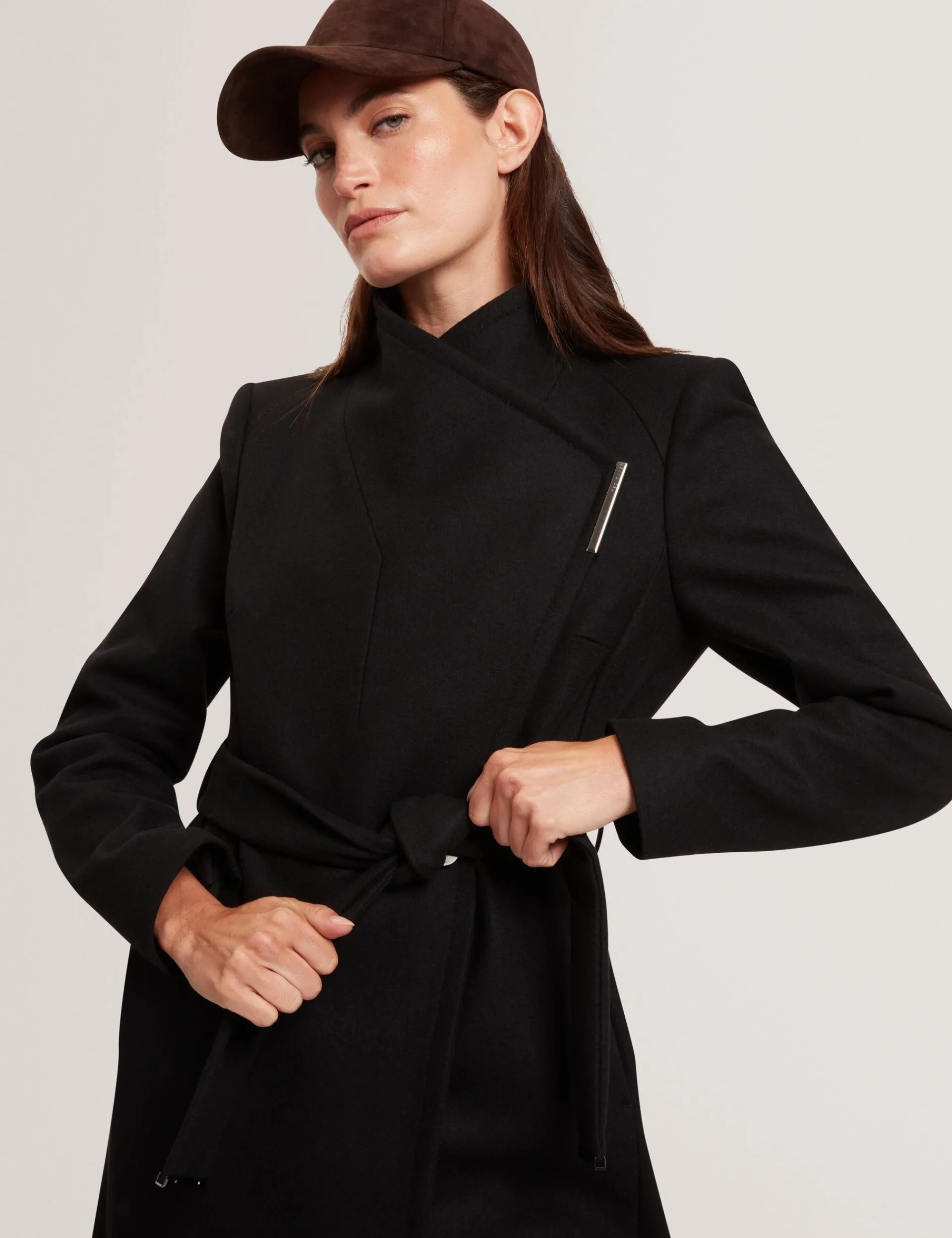 Damen New Lobster Limited Luxusgeschenke Für Damen|Mäntel Und Jacken<Mittellanger Wollmantel mit Gürtel